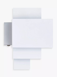 John Lewis Mezze Metal Wall Light, White - thumbnail 4