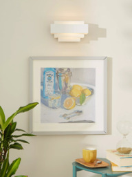 John Lewis Mezze Metal Wall Light, White - thumbnail 2