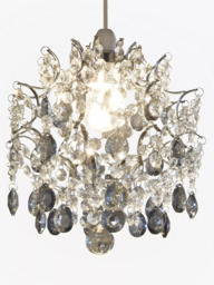 John Lewis Baroque Easy-to-Fit Ceiling Shade, Blue - thumbnail 4