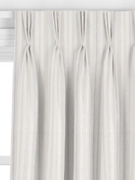John Lewis Diderot Stripe Made to Measure Curtains or Roman Blind, Greige - thumbnail 6