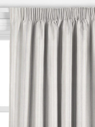 John Lewis Diderot Stripe Made to Measure Curtains or Roman Blind, Greige - thumbnail 2