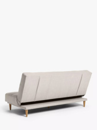 John Lewis Linear Medium 2 Seater Sofa Bed, Light Leg - thumbnail 6