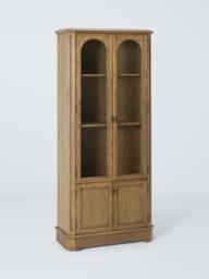 John Lewis Arch Display Cabinet, Natural Oak