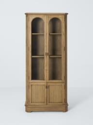 John Lewis Arch Display Cabinet, Natural Oak - thumbnail 3