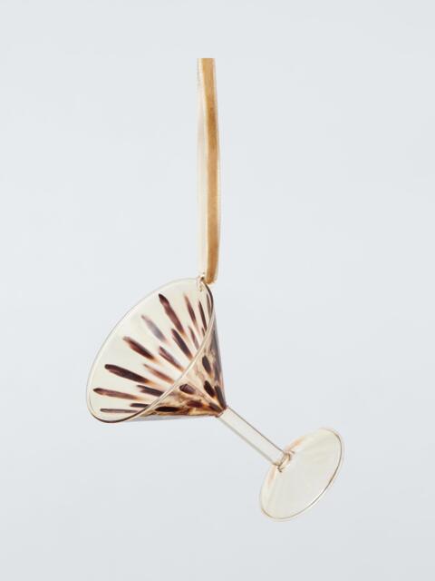 John Lewis The Connoisseur Cocktail Glass Bauble, Multi - image 1