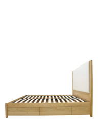 John Lewis Rest 4 Drawer Bed Frame, Double, Natural Wood - thumbnail 2