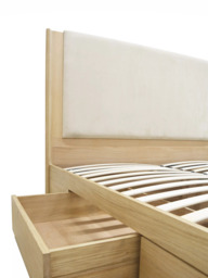 John Lewis Rest 4 Drawer Bed Frame, Double, Natural Wood - thumbnail 4