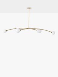 West Elm Holling 4 Arm Ceiling Light, Metallic Bronze - thumbnail 2