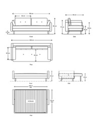 Swyft Model 04 Large 3 Seater Double Sofa Bed - thumbnail 2