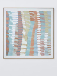 John Lewis 'Dash Texture' Framed Hand Painted 3D Canvas, 90 x 90cm, Cream - thumbnail 2