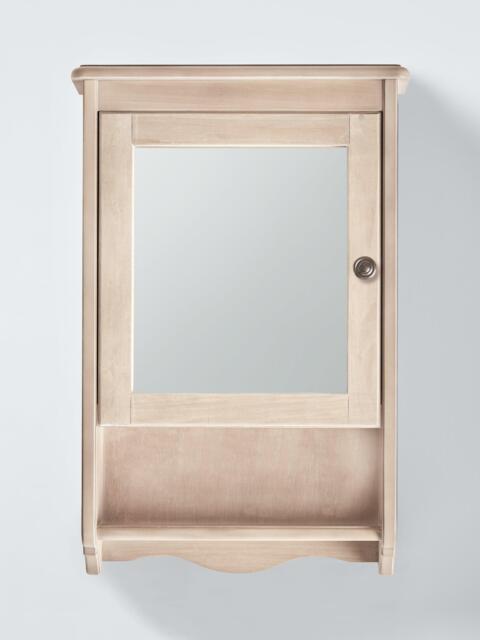 John Lewis Heritage Mirrored Bathroom Cabinet, White Wash - image 1
