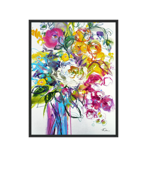 John Lewis Anna Cher 'Summer Memories' Framed Canvas Print, 84 x 64cm, Multi - image 1