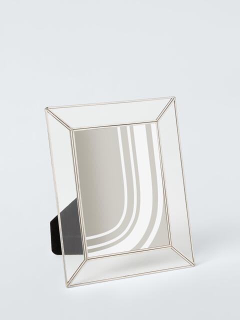 John Lewis Flat Glass Border Photo Frame, Silver - image 1