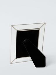 John Lewis Flat Glass Border Photo Frame, Silver - thumbnail 3