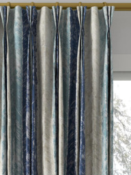 Harlequin Walchia Made to Measure Curtains or Roman Blind, Indigo/Sky/Shell - thumbnail 6