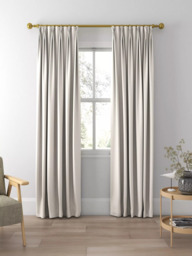 John Lewis Cotton Blend Made to Measure Curtains or Roman Blind, Alabaster - thumbnail 5