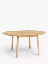 John Lewis Notch Round 4-6 Seater Extending Dining Table