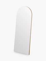 Yearn Delicacy Arched Wood Frame Wall/Leaner Mirror - thumbnail 3