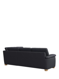John Lewis Camden RHF Chaise Corner Leather Sofa, Light Leg - thumbnail 4