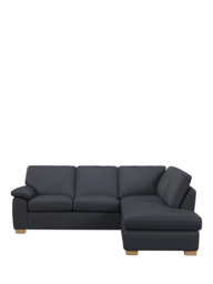 John Lewis Camden RHF Chaise Corner Leather Sofa, Light Leg - thumbnail 5