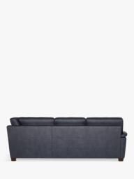 John Lewis Camden 5+ Seater RHF Chaise Corner End Leather Sofa, Dark Leg - thumbnail 4