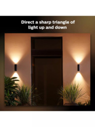 Philips Hue White and Colour Ambiance Appear LED Smart Outdoor Wall Lights, Set of 2 - thumbnail 3