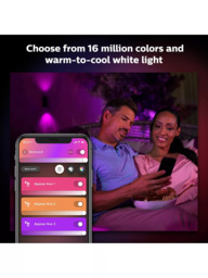 Philips Hue White and Colour Ambiance Appear LED Smart Outdoor Wall Lights, Set of 2 - thumbnail 4