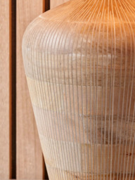Pacific Taika Wooden Table Lamp, White Wash - thumbnail 6