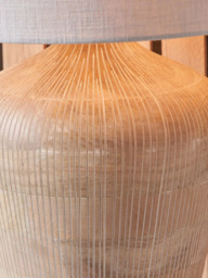 Pacific Taika Wooden Table Lamp, White Wash - thumbnail 5