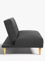 John Lewis Clapton Fixed Back Small Sofa Bed, Light Leg - thumbnail 6
