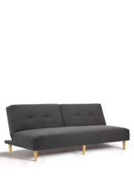 John Lewis Clapton Fixed Back Small Sofa Bed, Light Leg - thumbnail 4