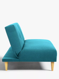 John Lewis Clapton Fixed Back Small Sofa Bed, Light Leg - thumbnail 6