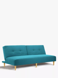 John Lewis Clapton Fixed Back Small Sofa Bed, Light Leg - thumbnail 4