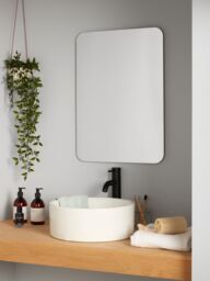 John Lewis Curve Bathroom Mirror - thumbnail 2