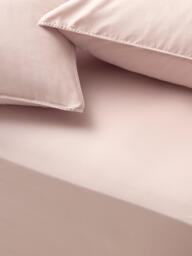 John Lewis Washed Organic Cotton Fitted Sheet
