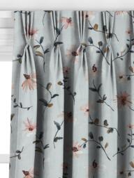 John Lewis Isabelle Made to Measure Curtains or Roman Blind, Ice Blue - thumbnail 6