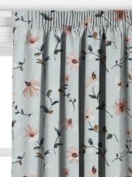 John Lewis Isabelle Made to Measure Curtains or Roman Blind, Ice Blue - thumbnail 2
