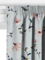 John Lewis Isabelle Made to Measure Curtains or Roman Blind, Ice Blue - thumbnail 3