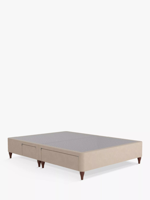 Sealy Posturepedic Exquisite 2 + 2 Drawer Divan Base, Rich Oak Legs, Double - image 1