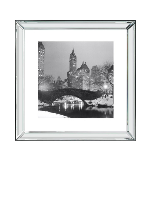 Brookpace Lascelles 'Central Park' New York Framed Print, 50 x 50cm, Black/White - image 1