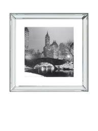 Brookpace Lascelles 'Central Park' New York Framed Print, 50 x 50cm, Black/White - thumbnail 1