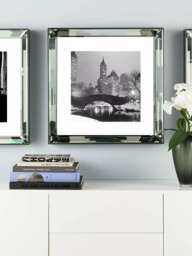 Brookpace Lascelles 'Central Park' New York Framed Print, 50 x 50cm, Black/White - thumbnail 2