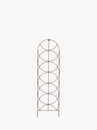 Ivyline Cylinder Garden Wall Trellis, 125 x 36cm, Bronze