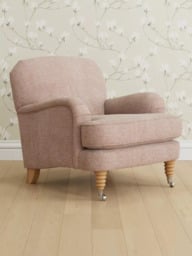Laura Ashley Lynden Armchair, Oak Leg