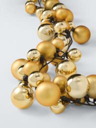 John Lewis Bauble Garland, Gold, L180cm - thumbnail 3
