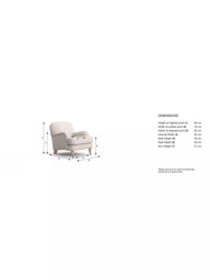 Laura Ashley Lynden Armchair, Teak Leg - thumbnail 3