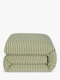 Piglet in Bed Colour Drench Gingham Linen Blend Bedding - thumbnail 4