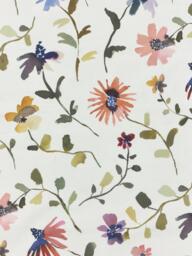 John Lewis Isabelle Floral Print Pair Blackout Lined Pencil Pleat Curtains, Multi - thumbnail 6
