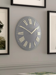 Jones Clocks Strand Roman Numeral Analogue Wall Clock, 30cm, French Navy - thumbnail 4