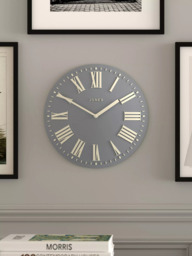 Jones Clocks Strand Roman Numeral Analogue Wall Clock, 30cm, French Navy - thumbnail 3